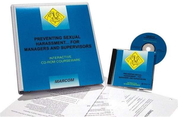 Marcom - Preventing Sexual Harassment for Managers & Supervisors, Multimedia Training Kit - 45 min Run Time CD-ROM, English & Spanish - Apex Tool & Supply