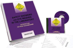 Marcom - Safety Showers and Eye Washes in the Laboratory, Multimedia Training Kit - 45 min Run Time CD-ROM, English & Spanish - Apex Tool & Supply