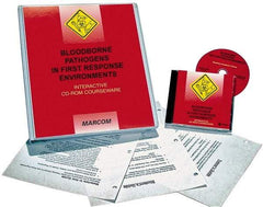 Marcom - Bloodborne Pathogens in First Response Environments, Multimedia Training Kit - 45 min Run Time CD-ROM, English & Spanish - Apex Tool & Supply
