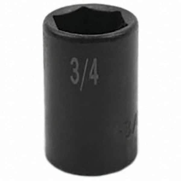 SK - Impact Socket - 3/8"DR 6PT 3/4" SEMI-DEEP IMPACT SOCKET - Apex Tool & Supply