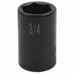 SK - Impact Socket - 3/8"DR 6PT 3/4" SEMI-DEEP IMPACT SOCKET - Apex Tool & Supply