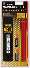 Mag-Lite - LED Bulb, Mini Flashlight - Aluminum Body, AA Batteries - Apex Tool & Supply