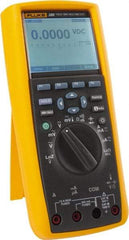 Fluke - 289, CAT IV, CAT III, 1,000 VAC/VDC, Digital True RMS Auto Ranging Manual Ranging Multimeter - 500 mOhm, Measures Voltage, Capacitance, Current, Frequency, Resistance, Temperature - Apex Tool & Supply