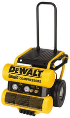 DeWALT - 1.1 HP, 3.8 CFM Wheeled Dolly Style Electric Oil Lube Compressor - Apex Tool & Supply