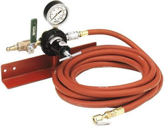 Myers Tire Supply - Air Compressor Automatic Tire Inflator Tool - 160 psi, Consists of Wall Mounting Bracket, Adjustable Pressure Gauge, On/Off Lever, 20' Air Hose, Clip-On Chuck - Apex Tool & Supply
