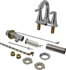 Moen - Lever Handle, Residential Bathroom Faucet - Two Handle, Pop Up Drain, Arc Spout - Apex Tool & Supply
