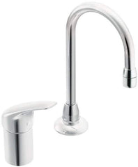 Moen - Lever Handle, Commercial Bathroom Faucet - One Handle, No Drain, Low Spout - Apex Tool & Supply