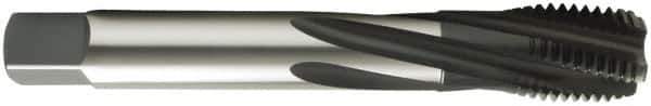 OSG - 1-1/8 - 12 UNF 5 Flute 2B Modified Bottoming Spiral Flute Tap - Vanadium High Speed Steel, Oxide Finish, 150mm OAL, Right Hand Flute, Right Hand Thread, Series 13014 - Apex Tool & Supply