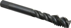 OSG - 7/16-14 UNC 3 Flute Modified Bottoming Spiral Flute Tap - Vanadium High Speed Steel, Oxide Finish, 3-5/32" OAL, Right Hand Flute, Right Hand Thread, Oversize, H7, Series 290 - Apex Tool & Supply