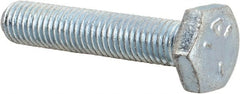 Made in USA - 1/4-28 UNF, 1-1/4" Length Under Head Hex Head Cap Screw - Apex Tool & Supply