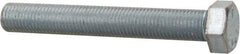 Made in USA - 7/16-20 UNF, 3" Length Under Head Hex Head Cap Screw - Fully Threaded, Grade 5 Steel, Zinc-Plated Finish, 5/8" Hex - Apex Tool & Supply