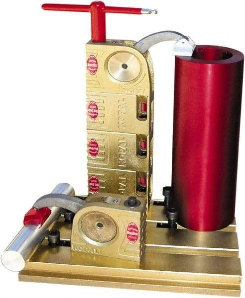 Mitee-Bite - 59 Lb-Ft Holding Capacity, 5-1/2" Max Opening Capacity, 3,500 Lb Clamping Pressure, Manual Hold Down Clamp - 2-3/8" Arm Length, 4-1/4" Clamp Length, 1-9/16" Clamp Width, 3-1/2" Clamp Height, T-Slot Mount, Steel - Apex Tool & Supply