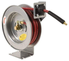 PRO-SOURCE - 50' Spring Retractable Hose Reel - 300 psi, Hose Included - Apex Tool & Supply