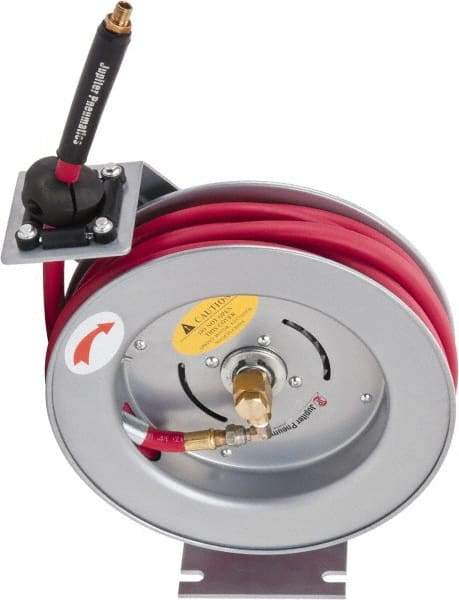 PRO-SOURCE - 35' Spring Retractable Hose Reel - 300 psi, Hose Included - Apex Tool & Supply