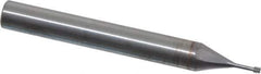 Vargus - #2-56, #3-56 Thread, 1/4" Shank Diam, Bright Coating, Solid Carbide Straight Flute Thread Mill - 3 Flutes, 2.244" OAL, #2 Min Noml Diameter - Apex Tool & Supply