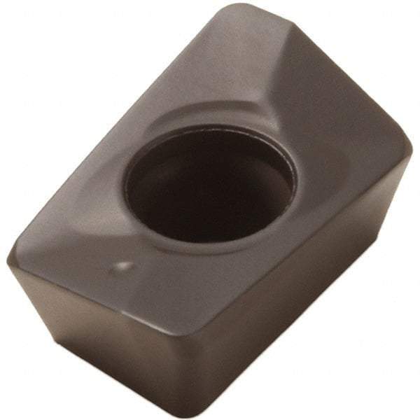 Seco - XOMX120408 D14 Grade MK1500 Carbide Milling Insert - TiCN/Al2O3 Finish, 0.163" Thick, 0.031" Corner Radius - Apex Tool & Supply