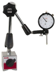 SPI - 0.001" Graduation, 0-100 Dial Reading, Dial Indicator & Base Kit - 2-1/4" Base Length x 2" Base Width x 2-1/8" Base Height, 2" Dial Diam - Apex Tool & Supply