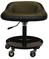 Sunex Tools - 320 Lb Capacity, 5 Wheel Adjustable Creeper Seat - Steel, 17.95" High - Apex Tool & Supply