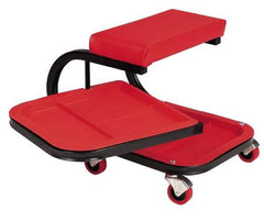 Whiteside - 240 Lb Capacity, 4 Wheel Creeper Seat with Swivel Tray - Steel, 19" Long x 15-1/4" High x 14" Wide - Apex Tool & Supply