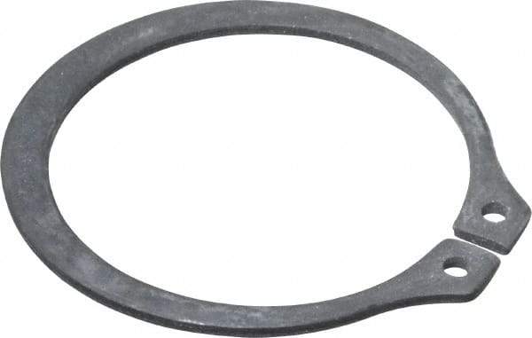 Value Collection - 1.232" Groove Diam, 1-5/16" Shaft Diam, Phosphate Spring Steel, Snap External Retaining Rings - 0.056" Groove Width, 0.05" Ring Thickness - Apex Tool & Supply