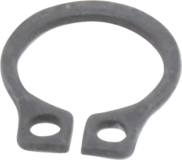 Value Collection - 0.23" Groove Diam, 1/4" Shaft Diam, Phosphate Spring Steel, Snap External Retaining Rings - 0.029" Groove Width, 0.025" Ring Thickness - Apex Tool & Supply