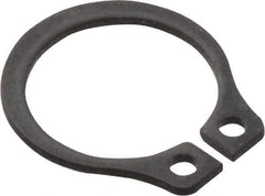 Value Collection - 0.352" Groove Diam, 3/8" Shaft Diam, Phosphate Spring Steel, Snap External Retaining Rings - 0.029" Groove Width, 0.025" Ring Thickness - Apex Tool & Supply