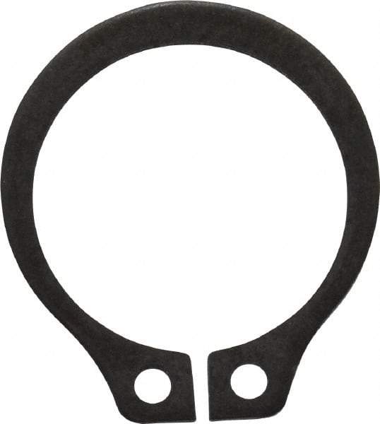 Value Collection - 0.412" Groove Diam, 7/16" Shaft Diam, Phosphate Spring Steel, Snap External Retaining Rings - 0.029" Groove Width, 0.025" Ring Thickness - Apex Tool & Supply