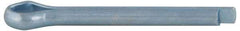 Value Collection - 1/8" Diam x 2" Long Extended Prong Cotter Pin - Grade 2, Zinc-Plated, Steel - Apex Tool & Supply