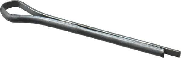Value Collection - 1/16" Diam x 3/4" Long Extended Prong Cotter Pin - Grade 2, Zinc-Plated, Steel - Apex Tool & Supply