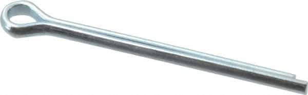 Value Collection - 5/32" Diam x 2" Long Extended Prong Cotter Pin - Grade 2, Zinc-Plated, Steel - Apex Tool & Supply
