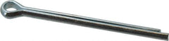 Value Collection - 3/16" Diam x 2-1/2" Long Extended Prong Cotter Pin - Grade 2, Zinc-Plated, Steel - Apex Tool & Supply