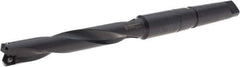 Allied Machine and Engineering - Series 2, 1 to 1-3/8" Diam, 4MT Taper Shank, Helical Flute Spade Drill - 6-1/2" Max Depth, 9-3/4" Body Length, 14-5/32" OAL, Extended Length, Through Coolant - Apex Tool & Supply