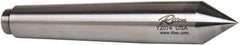 Riten - 7/8" Head Diam, Carbide-Tipped Steel Standard Point Half Dead Center - Jarno 7 Taper, 7/8" Point Diam, 1-3/16" Point Length, 5-1/4" OAL - Apex Tool & Supply