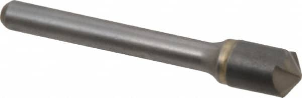 Hertel - 3/8" Head Diam, 1/4" Shank Diam, 4 Flute 120° Solid Carbide Countersink - Apex Tool & Supply