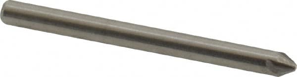 Hertel - 1/8" Head Diam, 1/8" Shank Diam, 4 Flute 60° Solid Carbide Countersink - Apex Tool & Supply