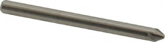 Hertel - 1/8" Head Diam, 1/8" Shank Diam, 4 Flute 60° Solid Carbide Countersink - Apex Tool & Supply