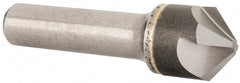 Hertel - 3/4" Head Diam, 1/2" Shank Diam, 4 Flute 100° Solid Carbide Countersink - Apex Tool & Supply
