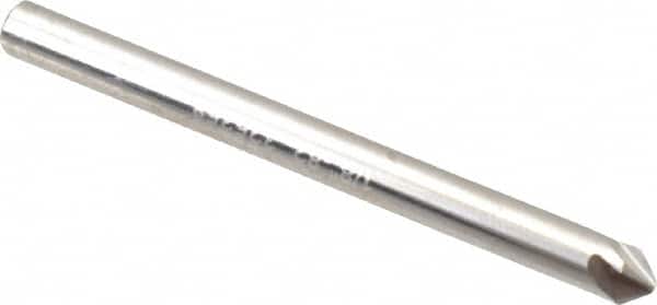 Hertel - 1/8" Head Diam, 1/8" Shank Diam, 4 Flute 82° Solid Carbide Countersink - Apex Tool & Supply