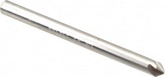 Hertel - 1/8" Head Diam, 1/8" Shank Diam, 4 Flute 82° Solid Carbide Countersink - Apex Tool & Supply