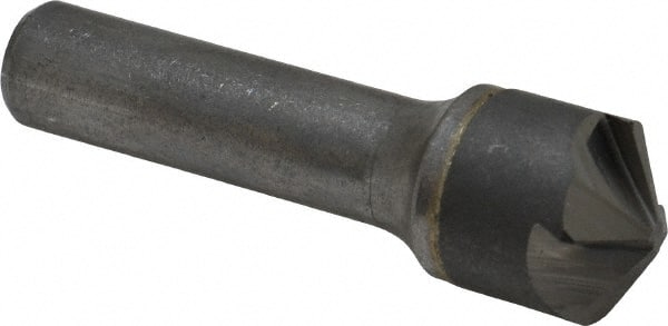 Hertel - 3/4" Head Diam, 1/2" Shank Diam, 4 Flute 120° Solid Carbide Countersink - Apex Tool & Supply