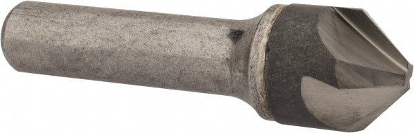 Hertel - 3/4" Head Diam, 1/2" Shank Diam, 4 Flute 90° Solid Carbide Countersink - Apex Tool & Supply