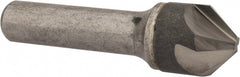 Hertel - 3/4" Head Diam, 1/2" Shank Diam, 4 Flute 90° Solid Carbide Countersink - Apex Tool & Supply