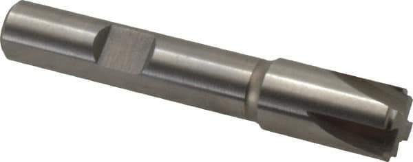Hertel - 1/32" Radius, 7/16" Mill Diam, 4 Flute Cobalt Corner Rounding End Mill - Single End, Uncoated, 2-1/2" OAL, 3/8" Shank Diam - Apex Tool & Supply