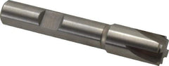 Hertel - 1/32" Radius, 7/16" Mill Diam, 4 Flute Cobalt Corner Rounding End Mill - Single End, Uncoated, 2-1/2" OAL, 3/8" Shank Diam - Apex Tool & Supply