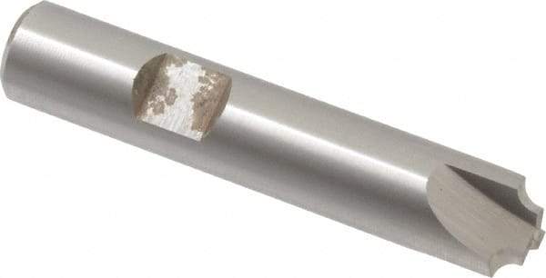 Hertel - 3/32" Radius, 1/2" Mill Diam, 3 Flute Cobalt Corner Rounding End Mill - Single End, Uncoated, 2-5/8" OAL, 1/2" Shank Diam - Apex Tool & Supply