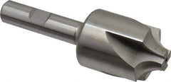 Hertel - 3/8" Radius, 1-1/4" Mill Diam, 4 Flute Cobalt Corner Rounding End Mill - Single End, Uncoated, 3-1/2" OAL, 1/2" Shank Diam - Apex Tool & Supply