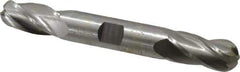 Hertel - 5/8" Diam, 1-3/8" LOC, 4 Flute High Speed Steel Ball End Mill - Uncoated, Double End, 5" OAL, 5/8" Shank Diam - Apex Tool & Supply