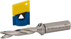 Iscar - 0.433" to 0.449" Diam, 5xD, 2.16" Max Depth, 5/8" Shank Diam, 4.71" OAL, Replaceable-Tip Drill - FCP, ICK, ICK-2M, ICM, ICN, ICP, iCP-2M Insert, 11 Seat Size, 79589156 Toolholder, Series SumoCham - Apex Tool & Supply