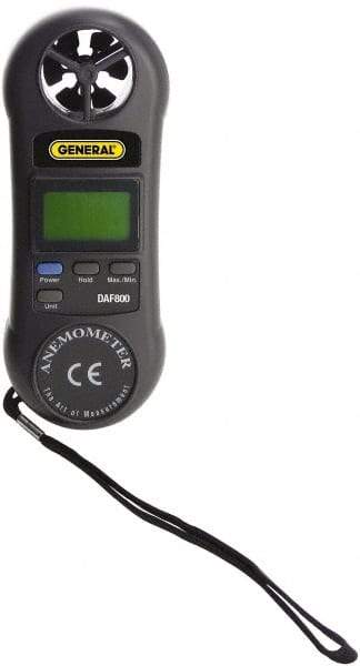General - 0 to 3,000 Ft./Min Air Airflow Meter - 94°F Max - Apex Tool & Supply