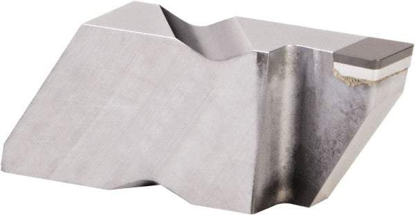 Kennametal - 4189NG EST Grade KB1630, 4.8mm Cutting Width PCBN Grooving Insert - 6.35mm Max Depth of Cut, Right Hand, 0.57mm Corner Radius, Uncoated - Apex Tool & Supply
